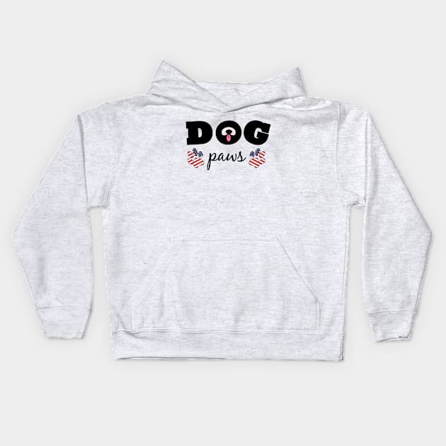 Dog Paws Kids Hoodie by EpicMums